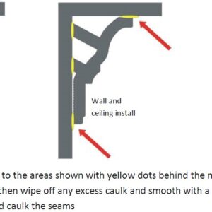 How to install foam crown molding