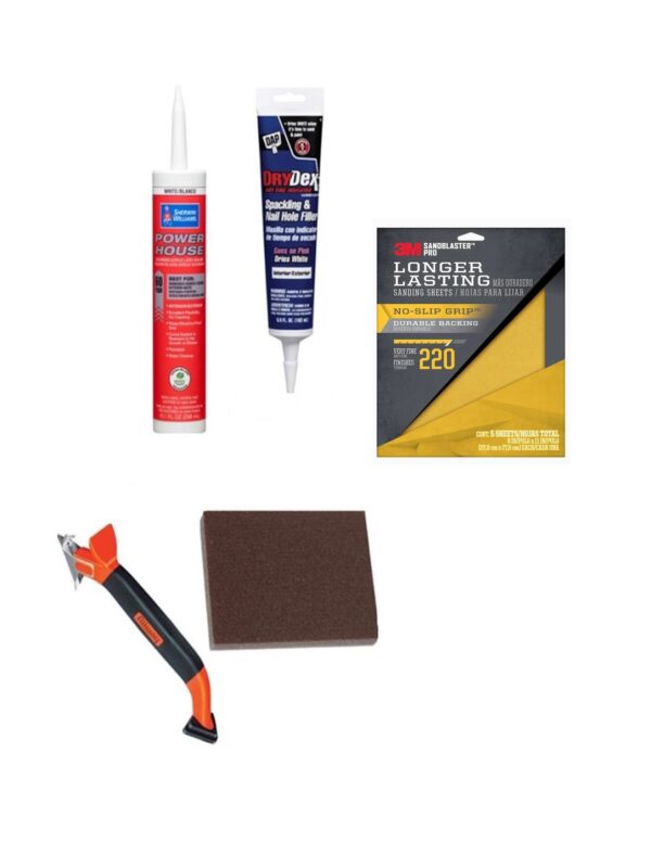 Foam crown molding installation kit